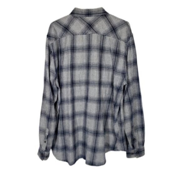 Boston Traders Men's Cotton Flannel Checkered Long Sleeve Shirt XL Vintage - Picture 14 of 15